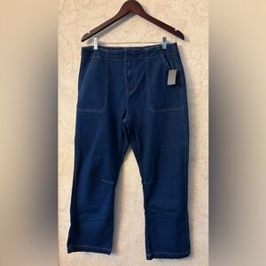 Rachel Roy High Rise Straight Denim Jeans